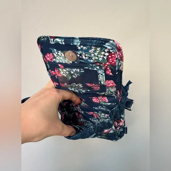 VERA BRADLEY RFID Mini Hipster in Recycled Cotton NWT - Picture 4 of 9